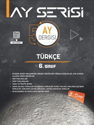 6. SINIF TÜRKÇE - 5.AY - AY SERİSİ